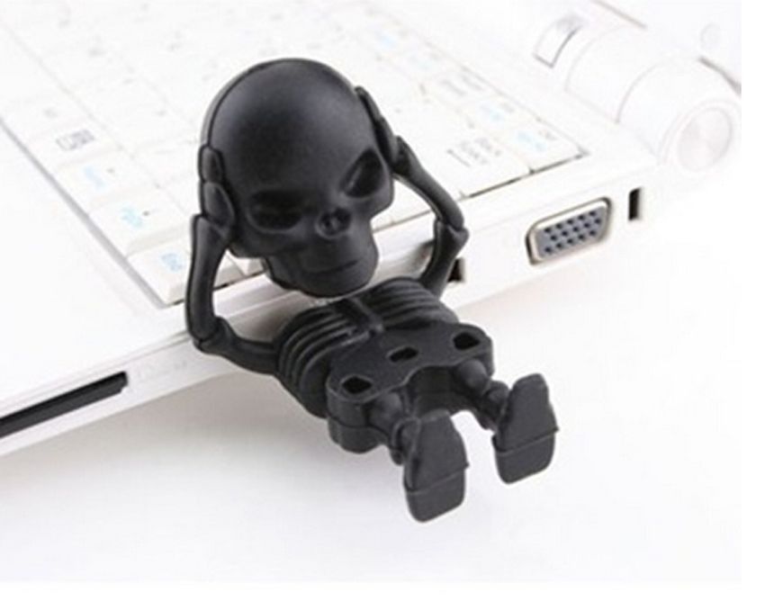 Usb 3.0 8gb 16gb hình bộ xương đen đọc đáo dễ thương - miếng lót chuột