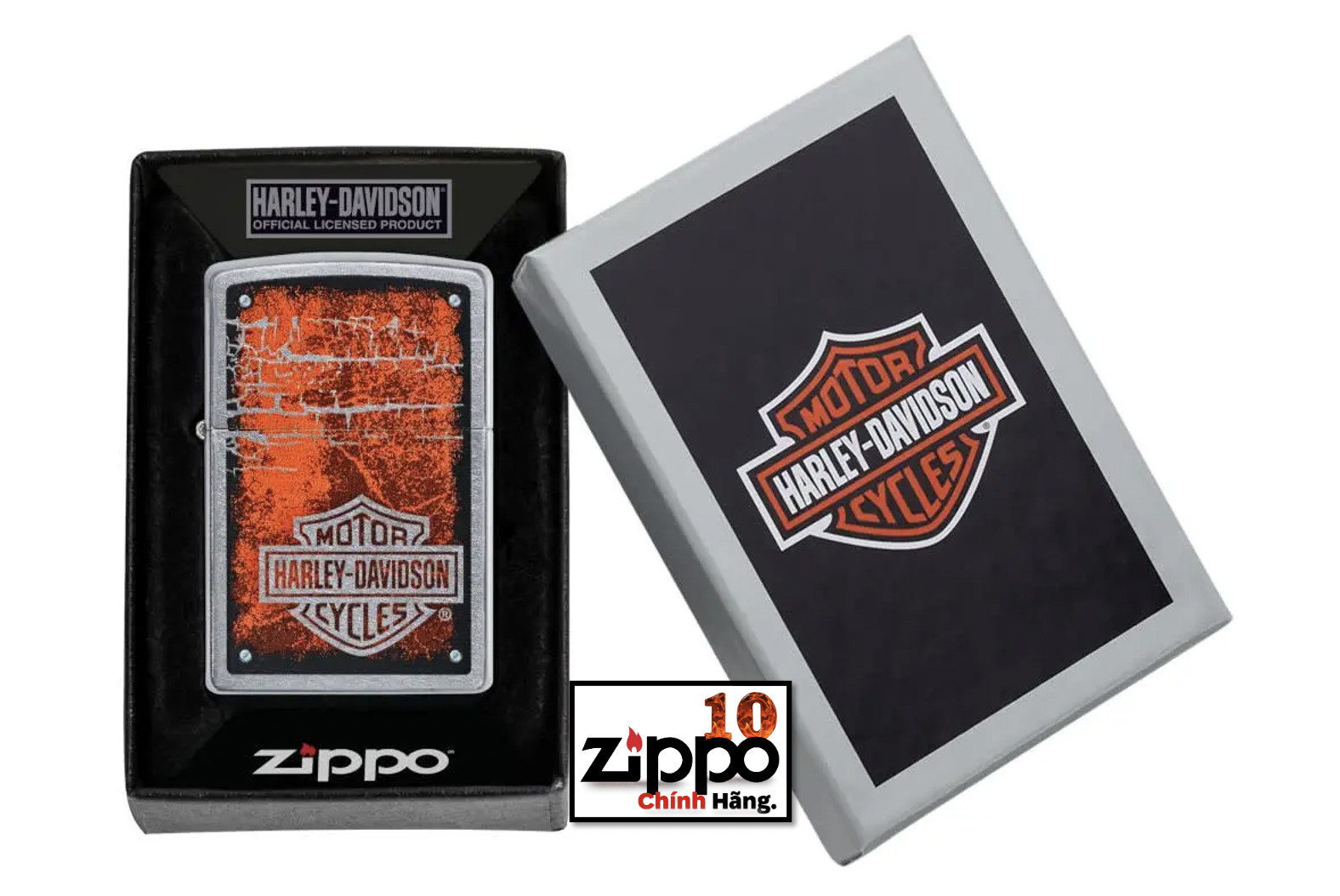 Bật lửa Zippo 49658 Harley Davidson - Chính hãng 100%