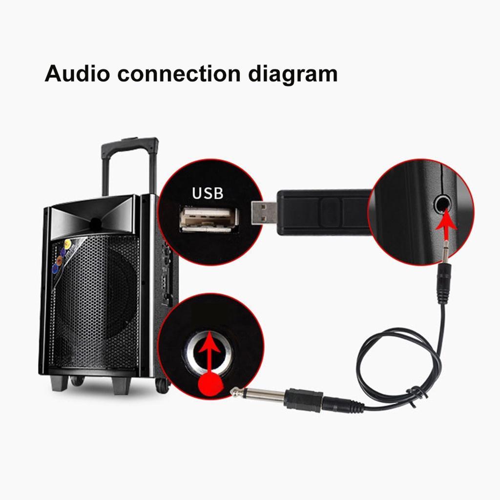 Micro Không Dây VHF Bằng Nhựa Dùng Để Hát Karaoke