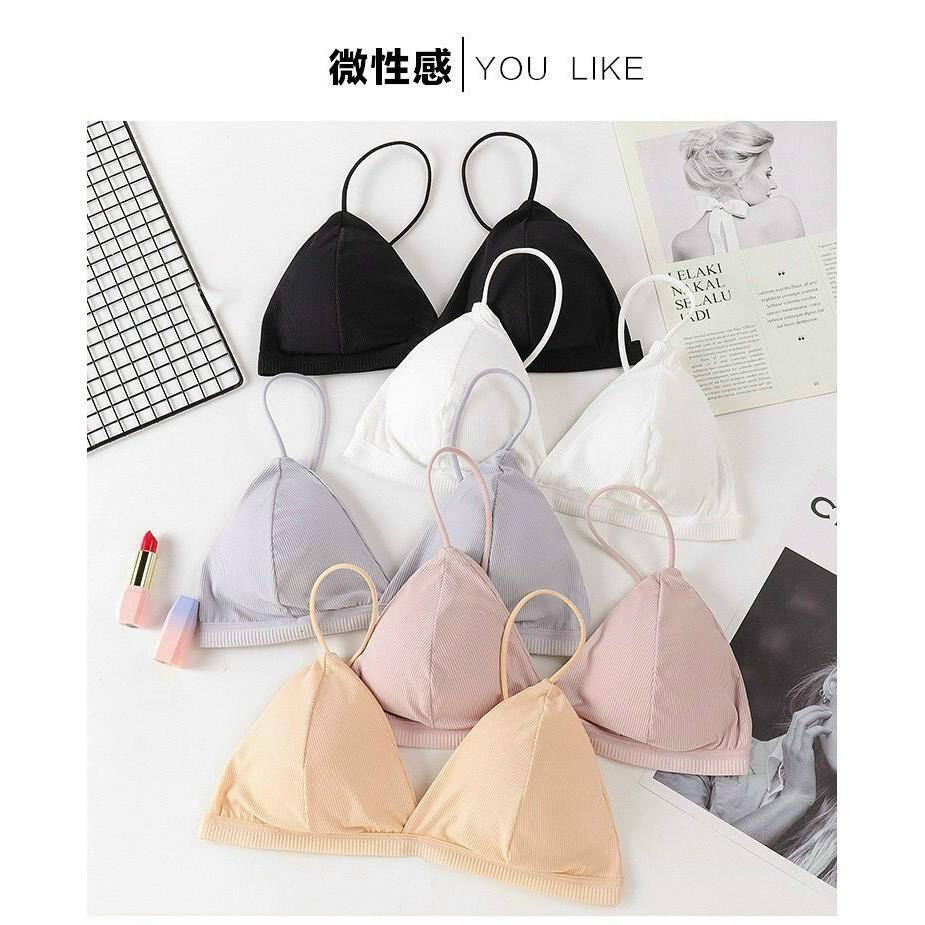 Áo ngực bra 2 dây mảnh, Áo brallte dây nhỏ dễ thương, Áo bra cao cấp
