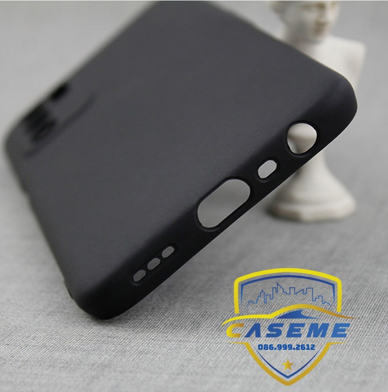 Ốp lưng dành cho OPPO A16 silicon dẻo màu đen bảo vệ camera chống sốc cao cấp