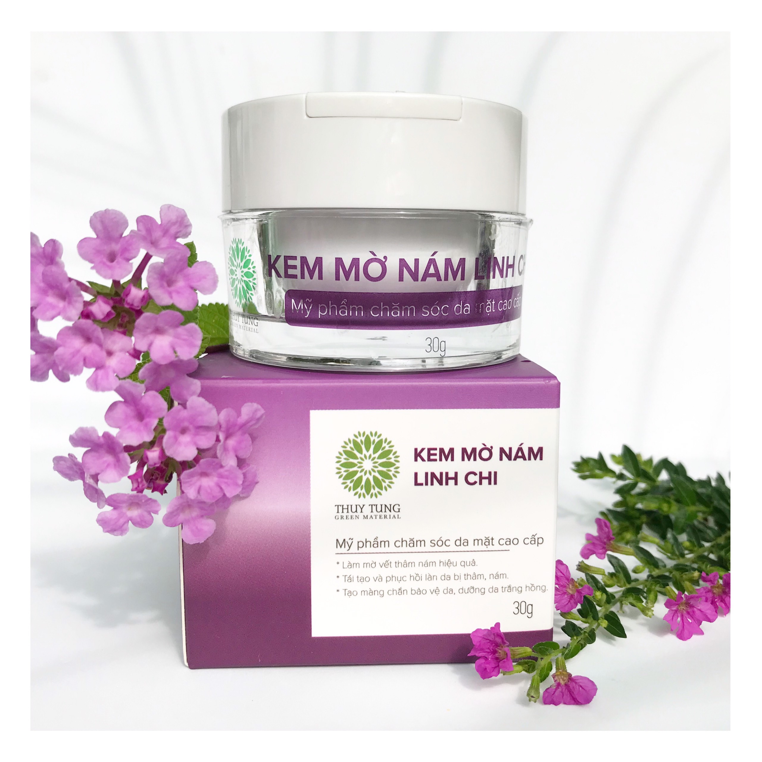 KEM MỜ NÁM LINH CHI 30G MỸ PHẨM CHĂM SÓC DA MẶT CAO CẤP