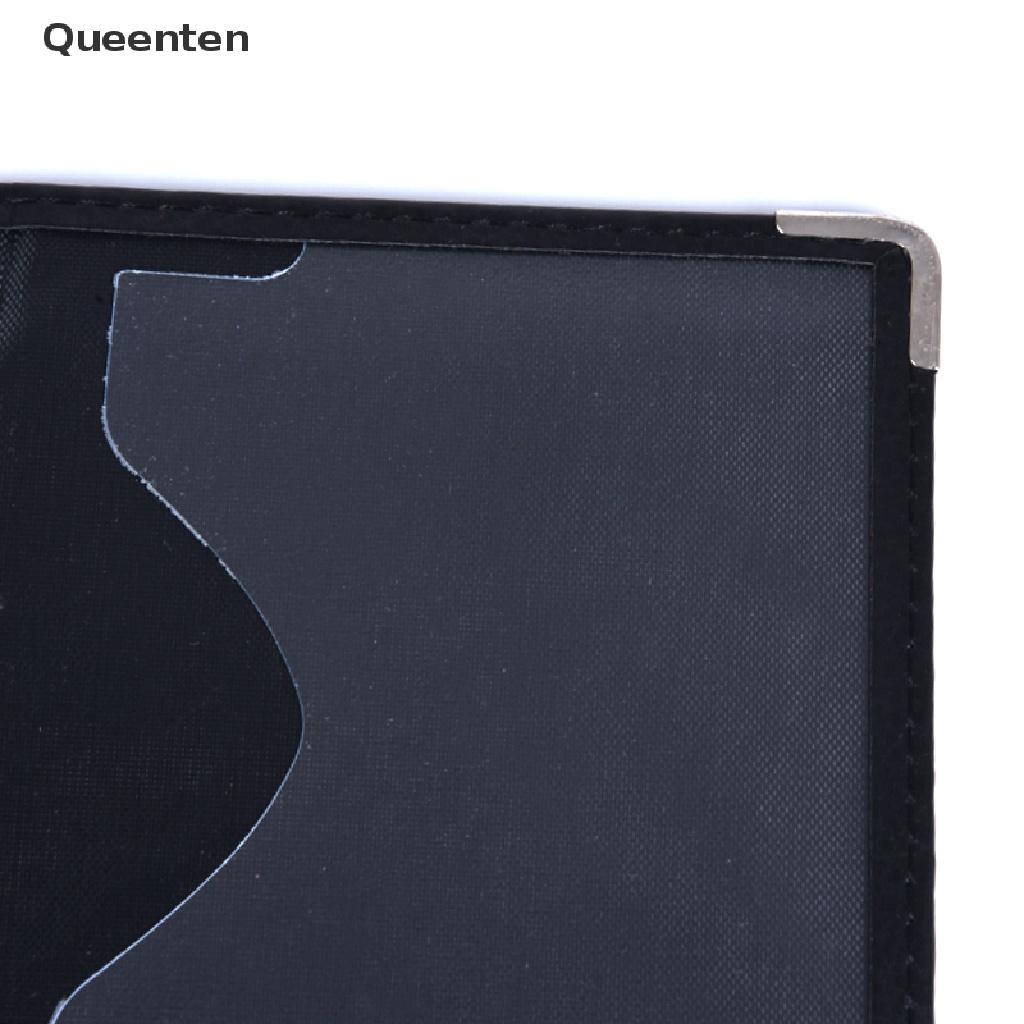 Queenten Casual PU Leather Passport Covers Travel ID Card Passport Holder Wallet Case QT