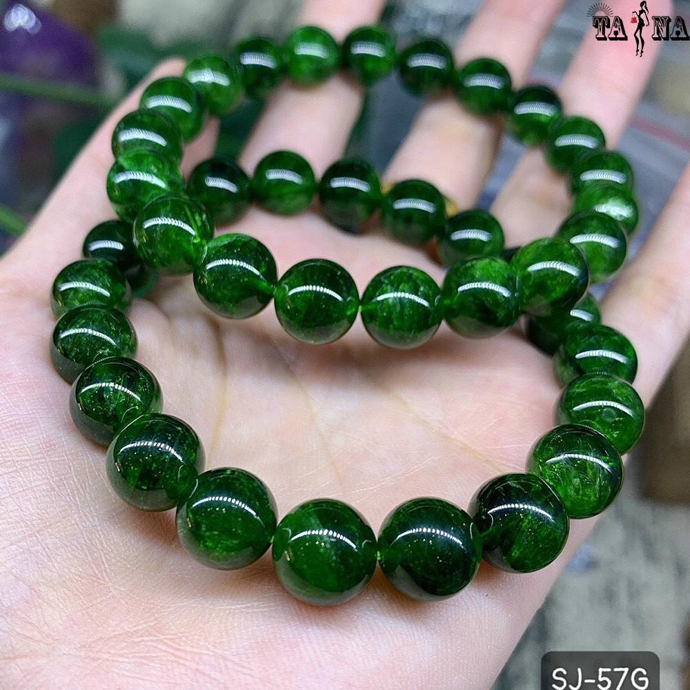 Vòng tay Diopside 8mm 6A VIP hợp mệnh Hỏa, Mộc
