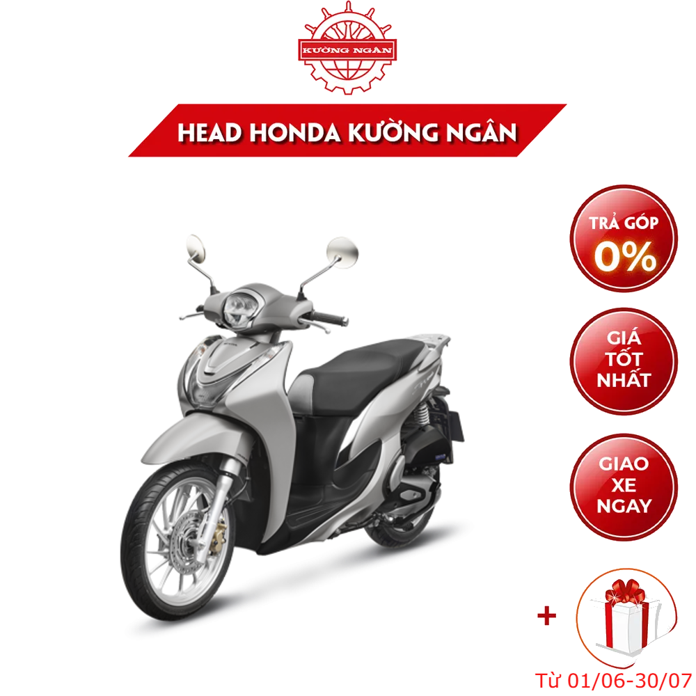 Xe Máy Honda SH Mode 125cc 2020 - Phiên bản Thời trang -Bạc Đen- Phanh ABS