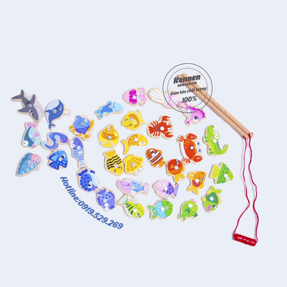 Combo 4 món đồ chơi tư duy gỗ cho bé từ 1-2 tuổi