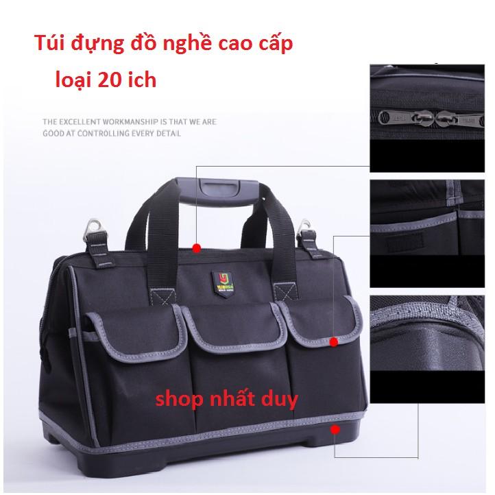 Túi đựng đồ nghề đế nhựa size to 47x23x26cm