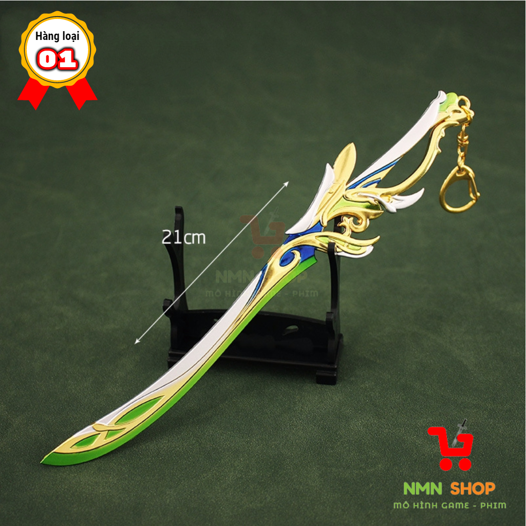 Mô hình game Genshin Impact - Ánh Lá Phán Quyết 21cm