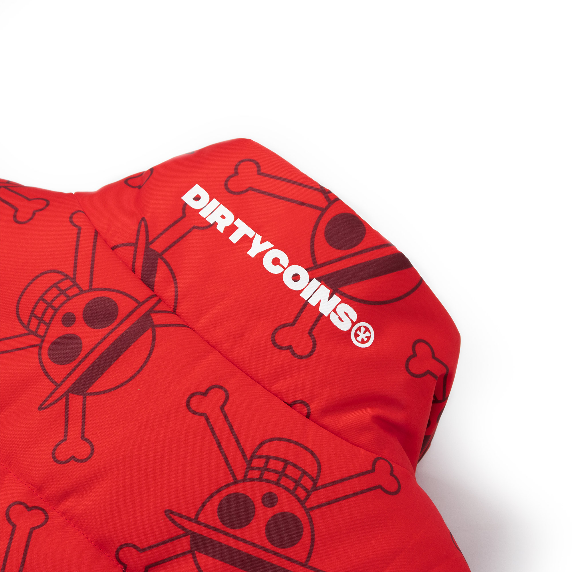 Áo Khoác DirtyCoins x One Piece Monogram Puffer Vest