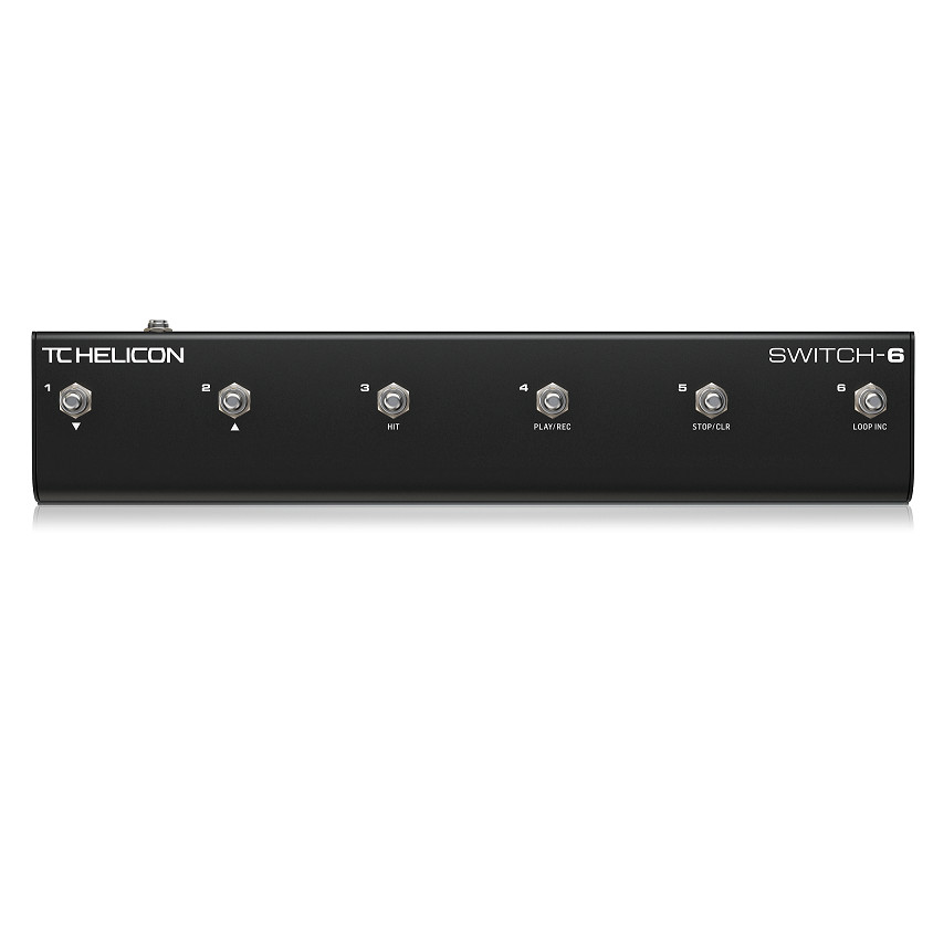 TC-Helicon Switch-6 Accessory Pedal for Expanded Effects Control-Hàng Chính Hãng