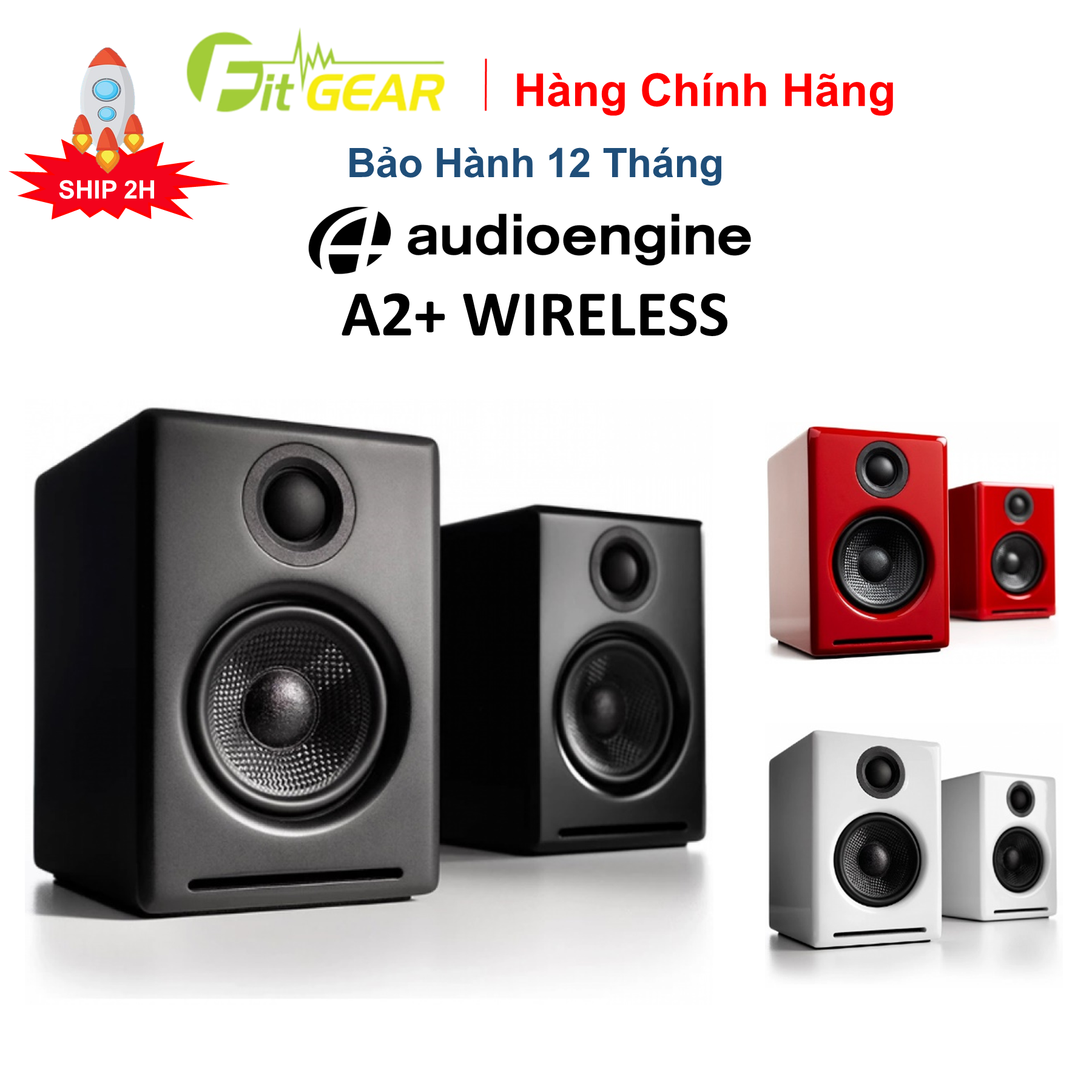 Loa Audioengine A2+ Wireless Chính Hãng - Bảo Hành 12 Tháng  - Hàng Chính Hãng