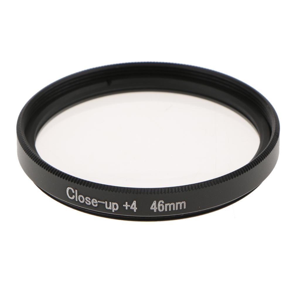 46mm Close Up Macro +4 Filter for Nikon Canon DSLR Camera Lenses