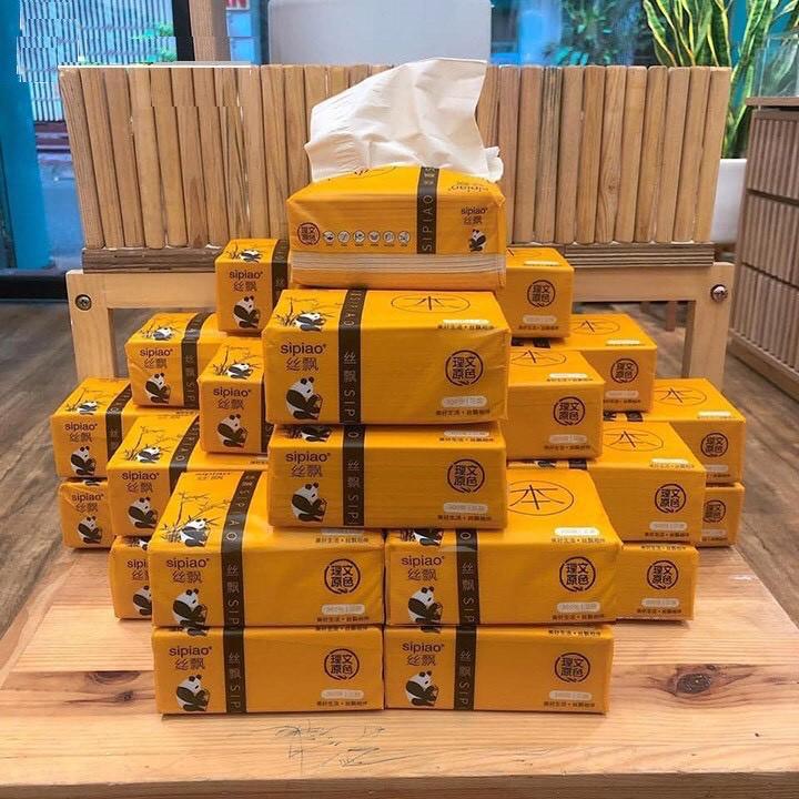 THÙNG 30 GÓI GIẤY ĂN GẤU TRÚC SIPIAO