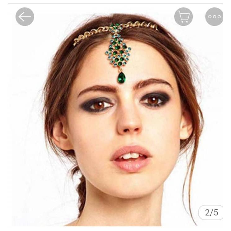 Heachain đội đầu phong cách boho