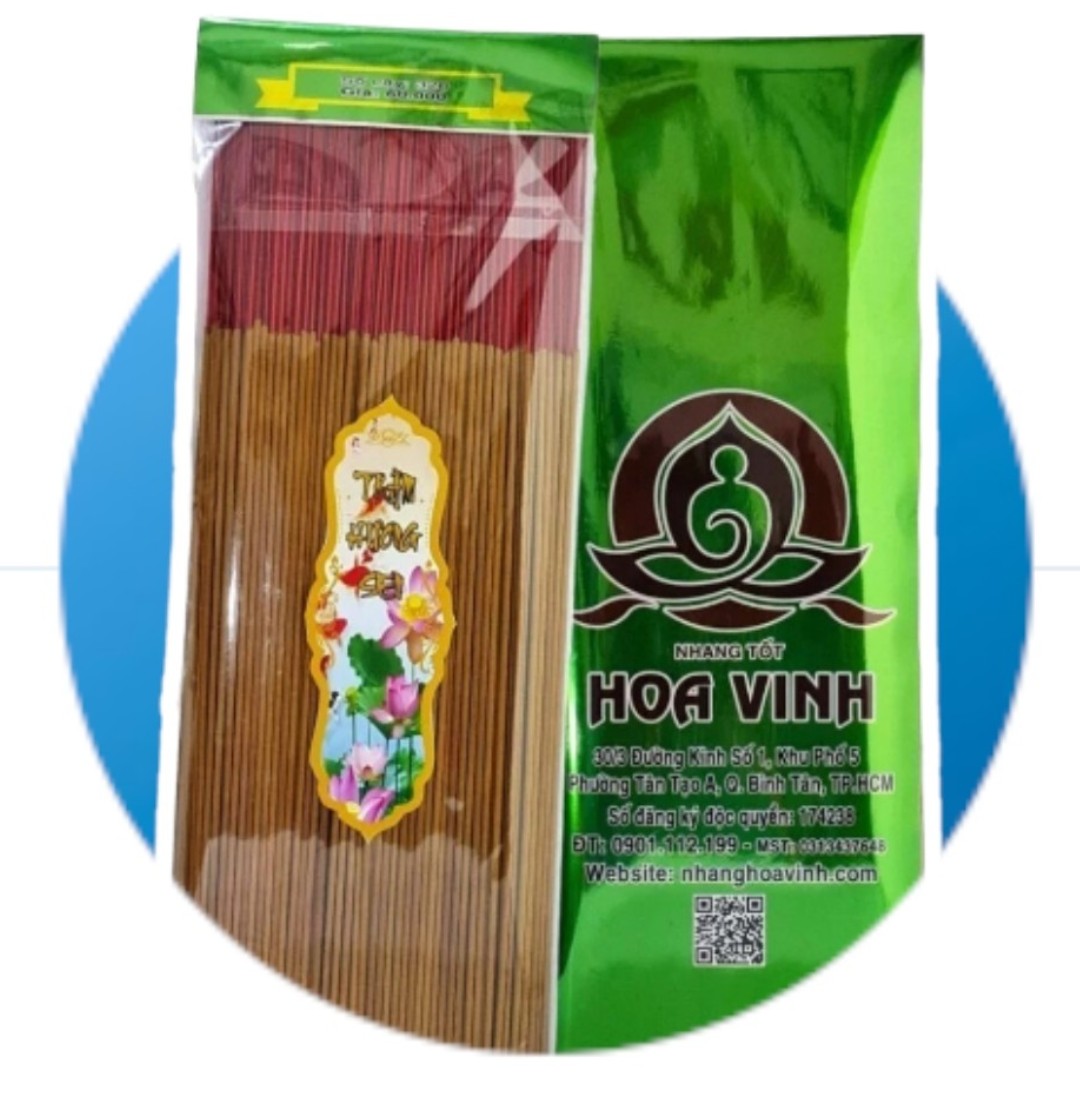 NHANG HOA VINH CHÍNH HÃNG - TRẦM LIÊN HOA 80 CÂY - MÀU CAM ĐẤT 15K - 4 TẤC