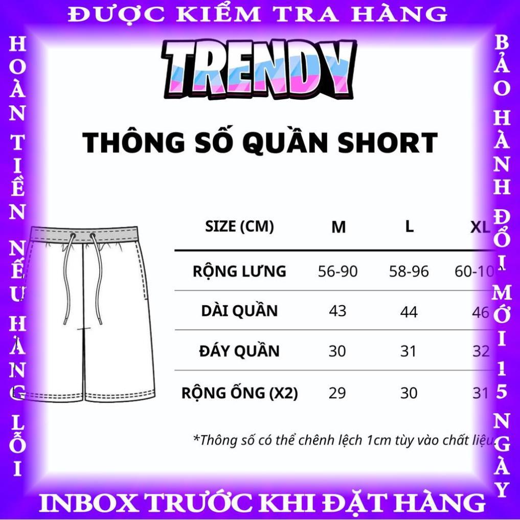 Quần short nam Streetwear form rộng thoáng mát trantuan