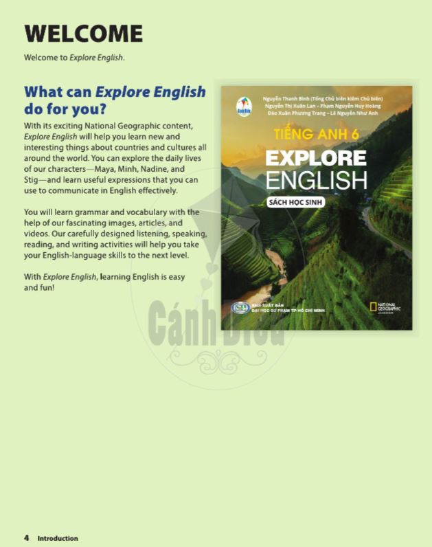 Bài Học Tiếng Anh Lớp 6 - Explore Our World