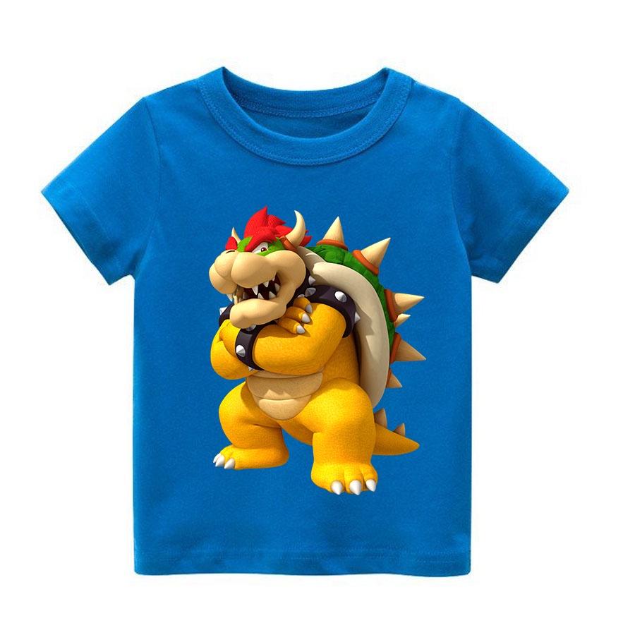 Áo thun trẻ em rùa Super mario Có size người lớn, King Cotton