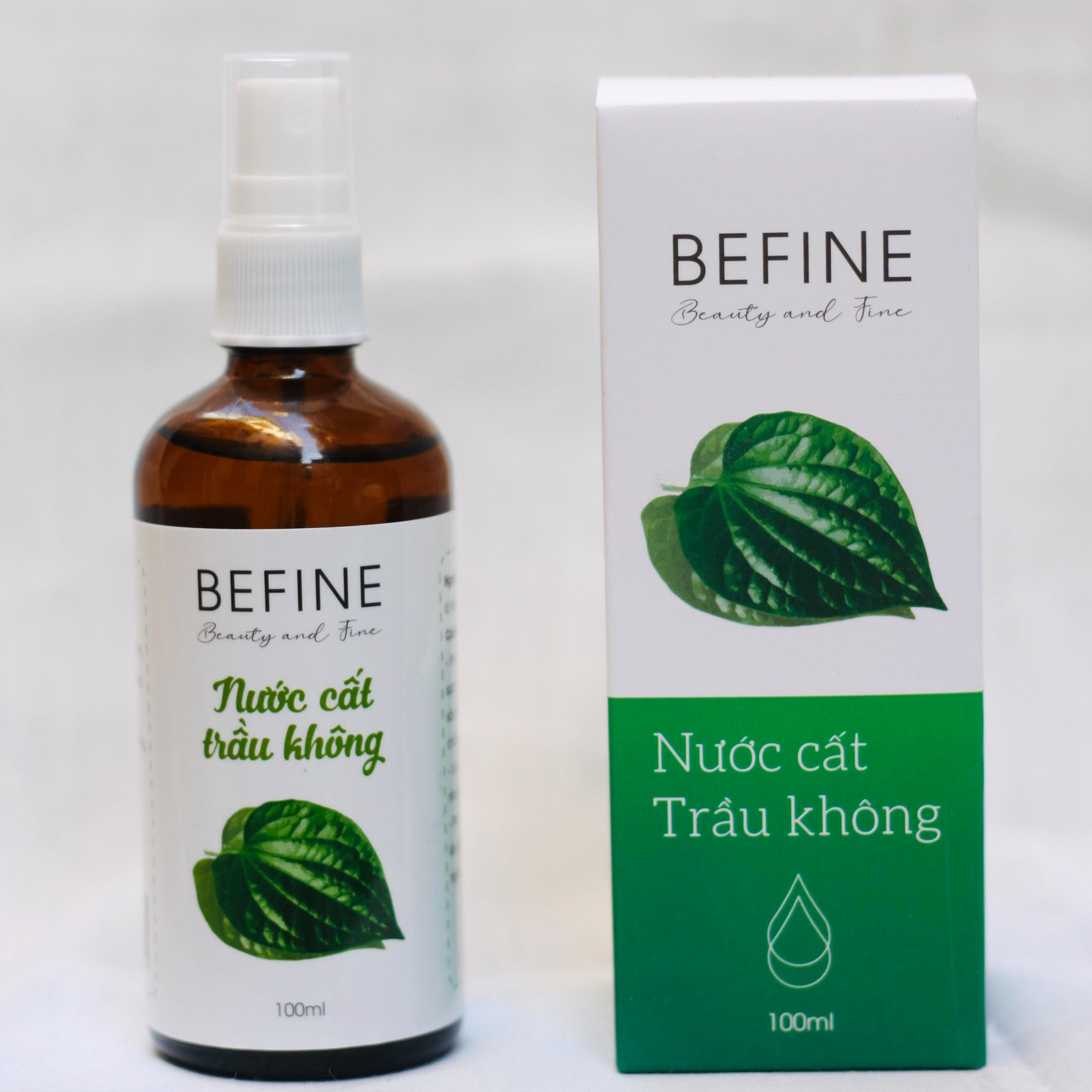 Nước cất trầu không Befine - Hydrosol trầu không Befine - Siu mụn, giảm viêm nhiễm