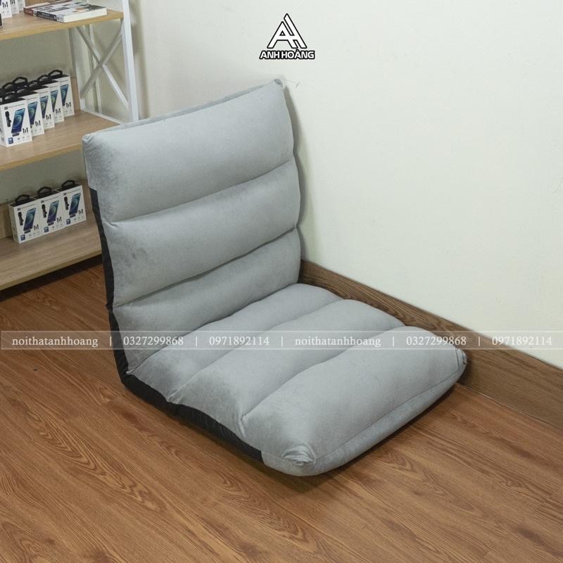 Ghế bệt Tatami size lớn dạng con sâu, 5 cấp độ gập ngã lưng, nệm nhung dày dặn, hàng nhập khẩu, mới