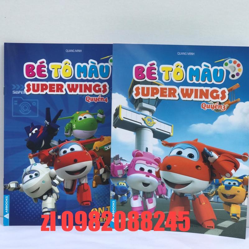 Tranh / tập tô màu super wing