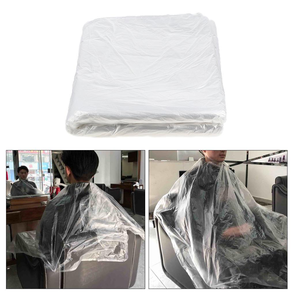 50pcs Hair Cutting Capes Salon Shampoo Hair Styling Dyeing Apron w/ Comb