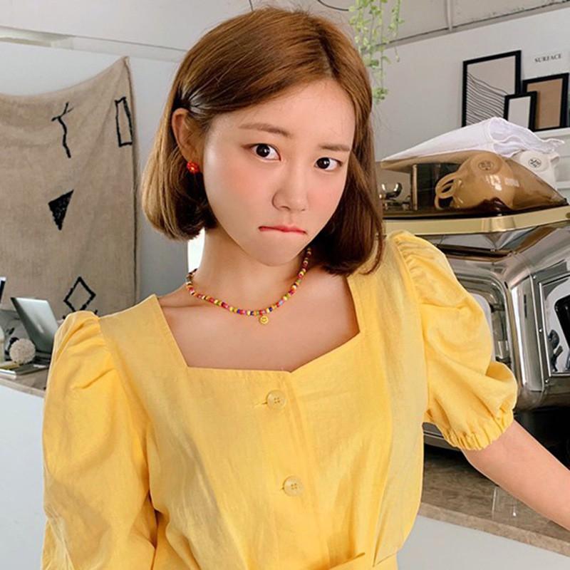 Vòng cổ xỏ hạt thủ công xinh xắn hợp thời trang