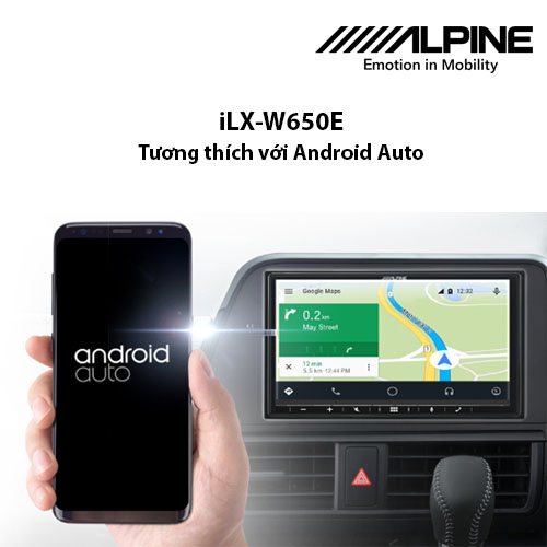 ILX-W650E MÀN HÌNH ĐA PHƯƠNG TIỆN 2 DIN 7 INCH APPLE CARPLAY/ ANDROID AUTO CHÍNH HÃNG ALPINE