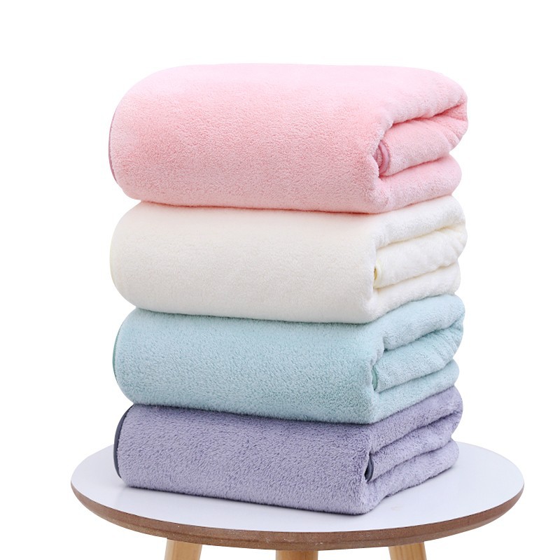 Khăn tắm lông tuyết Hàn Quốc 140x70cm nặng tới 320gr