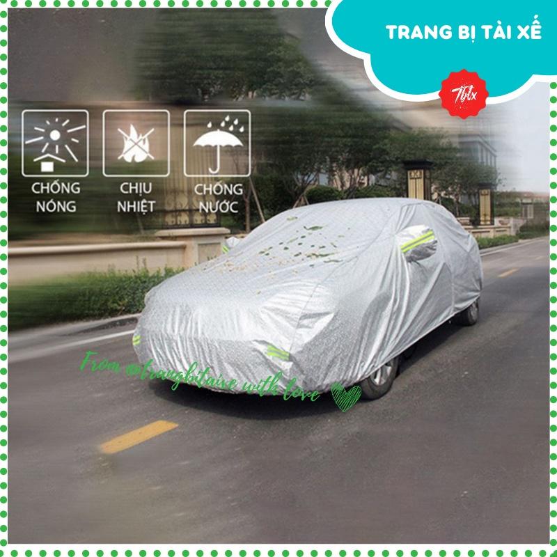 Bạt phủ ô tô cao cấp tráng nhôm phù hợp xe 4 5 7 chỗ.. che mưa che nắng chống lá rụng bụi mịn tiết kiệm tiền rửa xe-BPOT