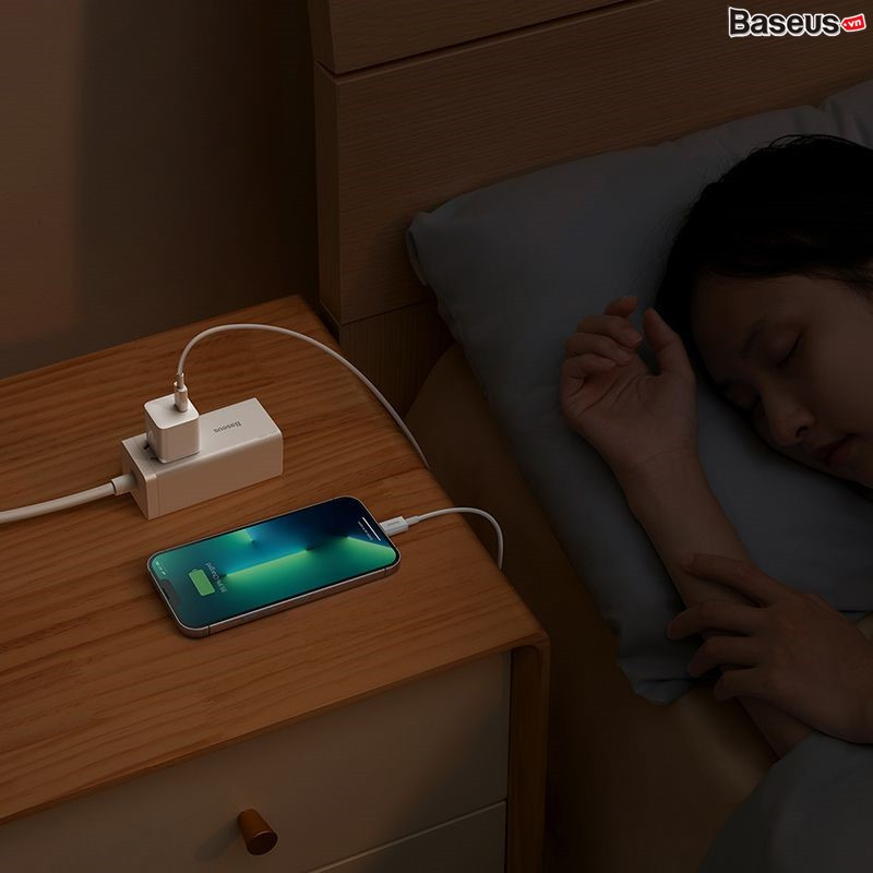 Bộ Sạc Nhanh 20W Baseus GaN5 Fast Charger 1C cho iPhone/Samsung - Hàng chính hãng
