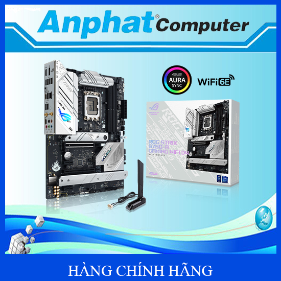 Bo mạch chủ Main ASUS ROG STRIX B760-A GAMING WIFI D4 Socket LGA 1700 - Hàng Chính Hãng