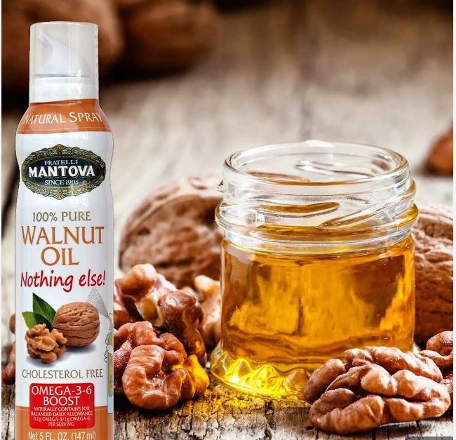 Dầu Ăn Dạng Xịt Quả Óc Chó Mantova  - Walnut Oil Spray  - Ít calo, ăn kiêng, 100% nguyên chất không phụ gia