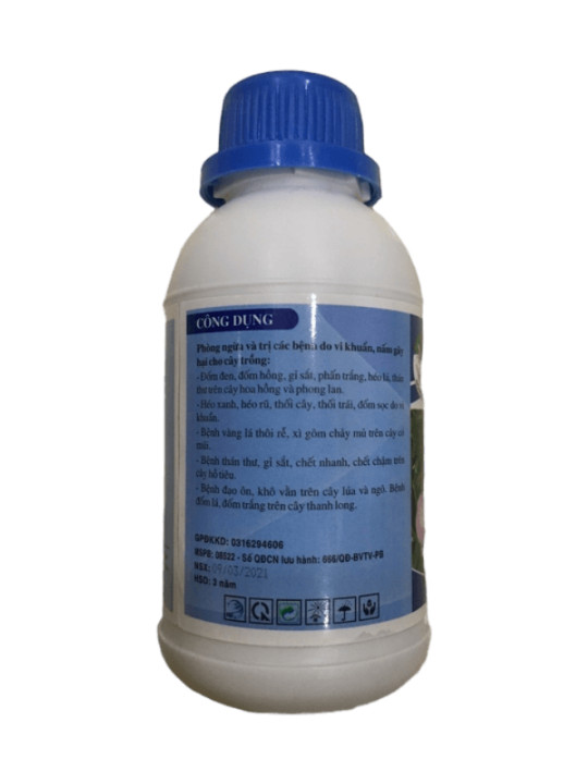 Dung dịch NANO BACANO siêu Diệt Khuẩn và Nấm Bệnh hoa Lan - hoa hồng và các loại cây trồng chai 100ml