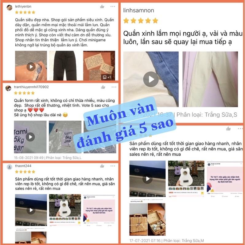 Quần Jean Nữ Dáng Baggy Ống Suông Basic ThunderUnisex Chất Vải Dày Dặn Mềm Mại Phong Cách Ulzzang Fullsize 3 màu