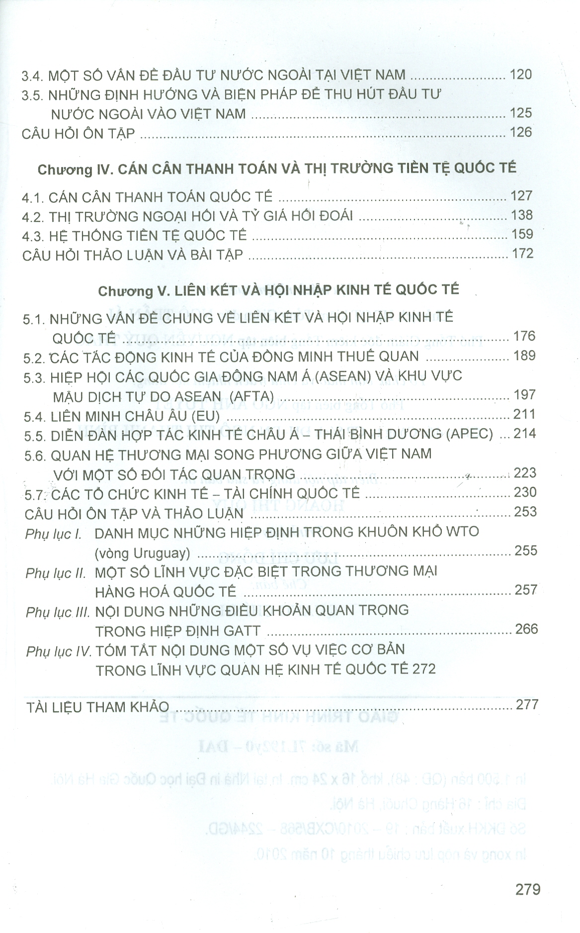 Hình ảnh Giáo Trình Kinh Tế Quốc Tế (Dùng cho các trường đại học, cao đẳng khối kinh tế)