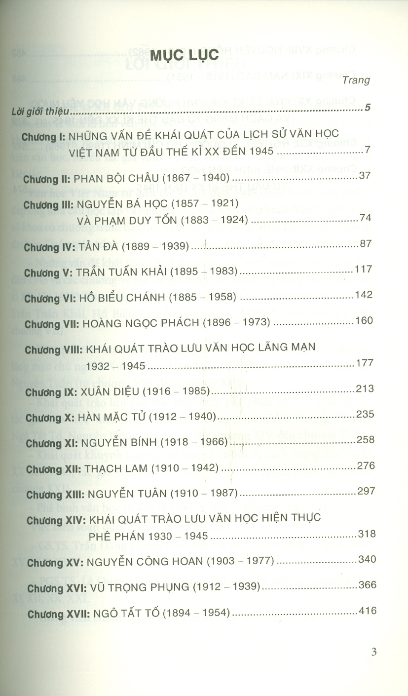 Văn Học Việt Nam Từ Đầu Thế Kỉ XX Đến 1945 (In lần thứ tám, có chỉnh lí, bổ sung) - Trần Đăng Suyền, Lê Quang Hưng (Đồng chủ biên)