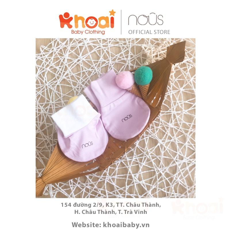 Phụ kiện NOUS - Set bao tay bao chân sơ sinh cho bé - Chất liệu Nu Petit 95% cotton thiên nhiên