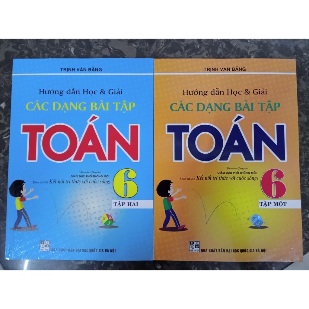 Sách - Combo Hướng dẫn học và giải các dạng bài tập Toán 6