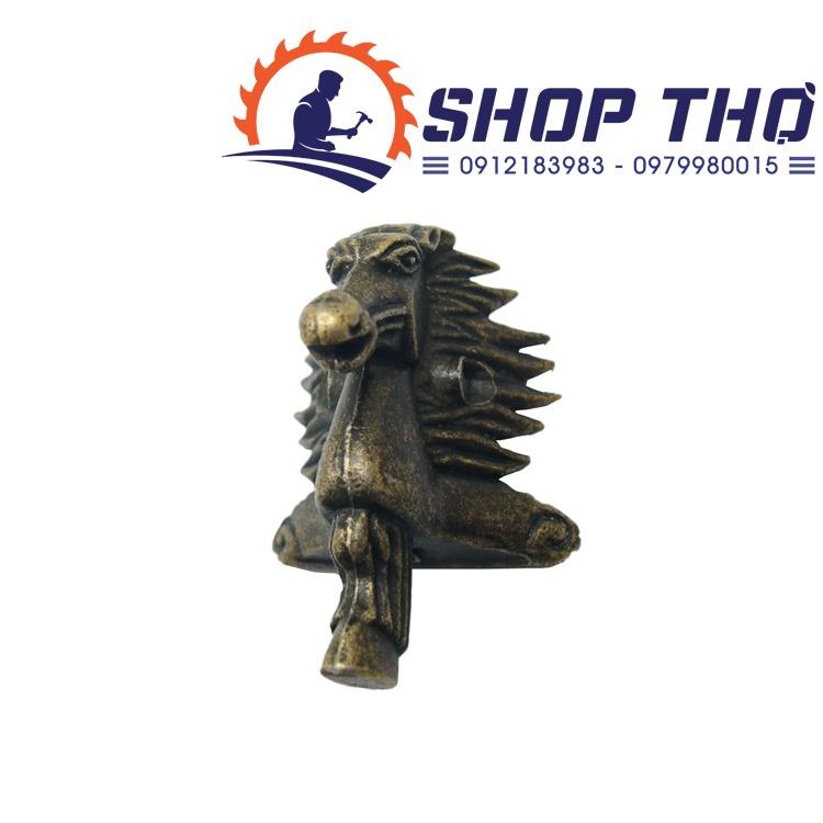 Chân hộp giả cổ Mã thủ 39x29mm