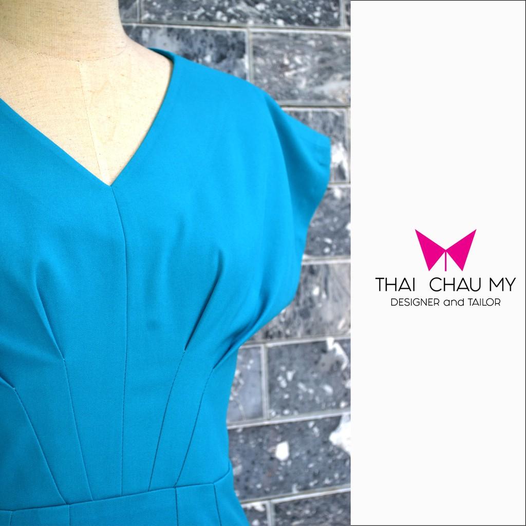 ĐẦM TAY LIỀN CHÍT BEN EO TÔN DÁNG MYTH Đầm Dự Tiệc Váy áo Công Sở