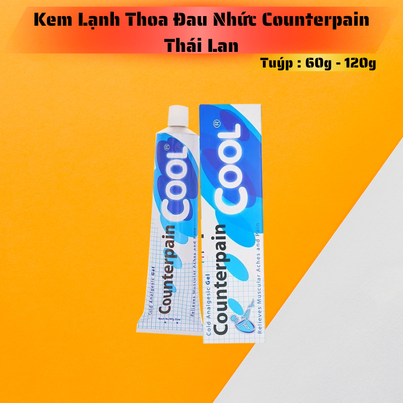 Kem Lạnh Thoa Đau Nhức Counterpain Thái Lan - 60g và 120gr