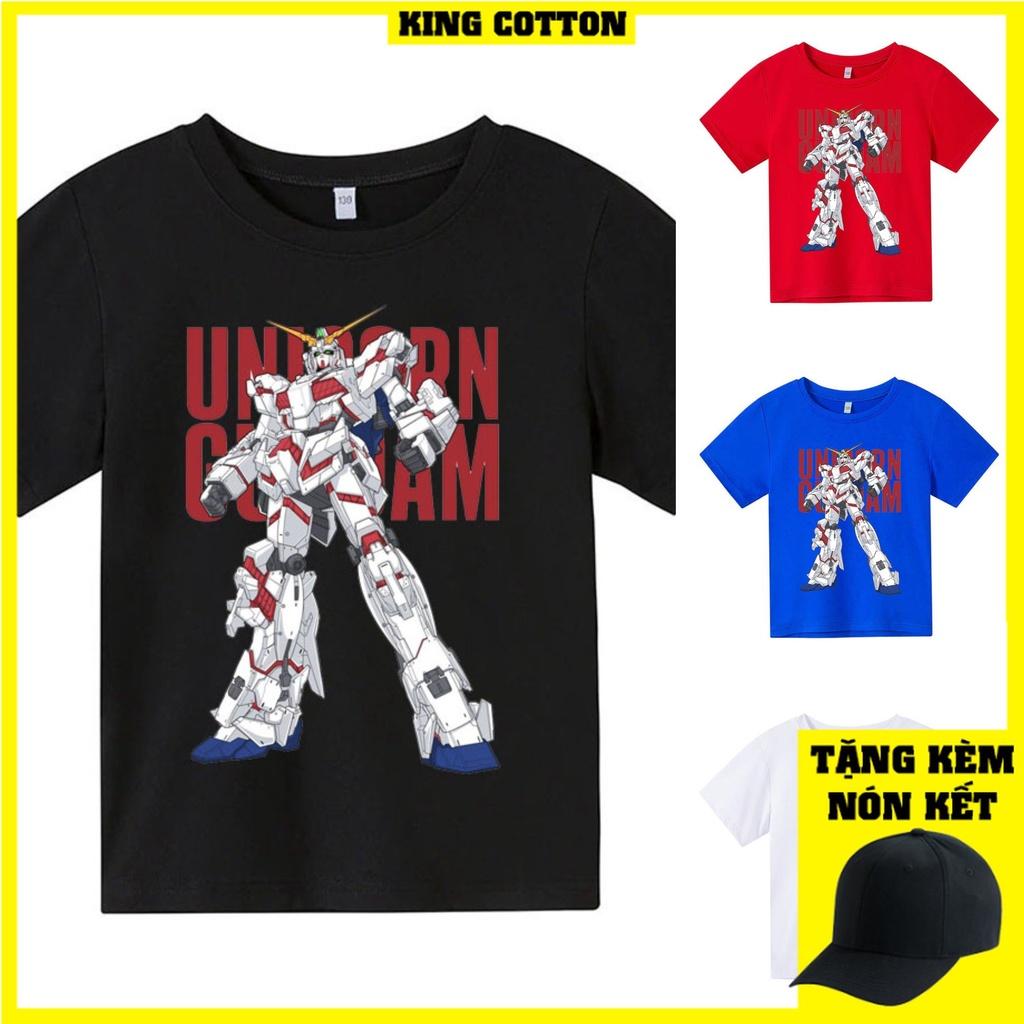 Áo thun trẻ em GUNDAM, 4 màu, có size người lớn, Anam Store