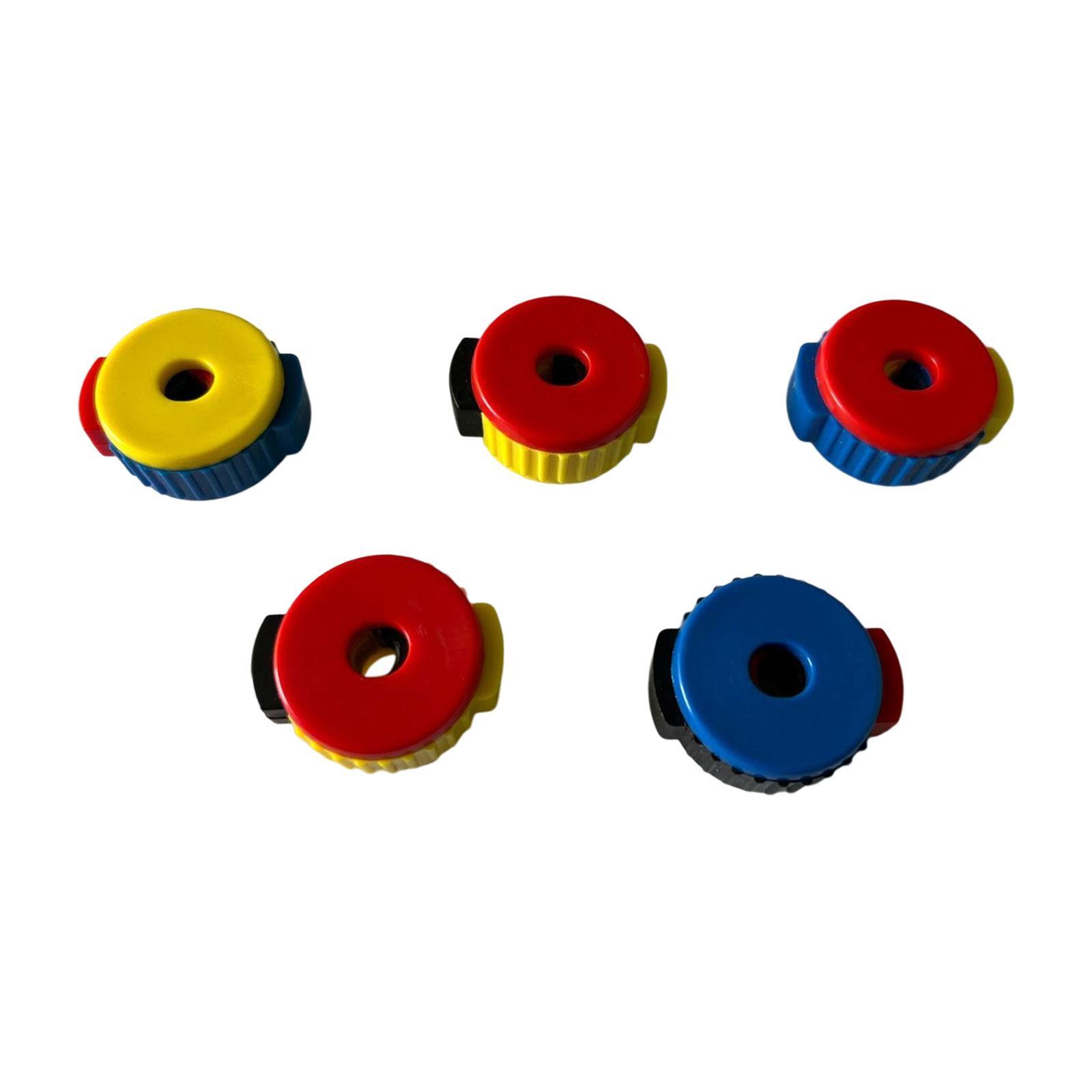 5 Pieces Cymbal Quick Release Nut Drum Set Buckle DIY Parts Accessories