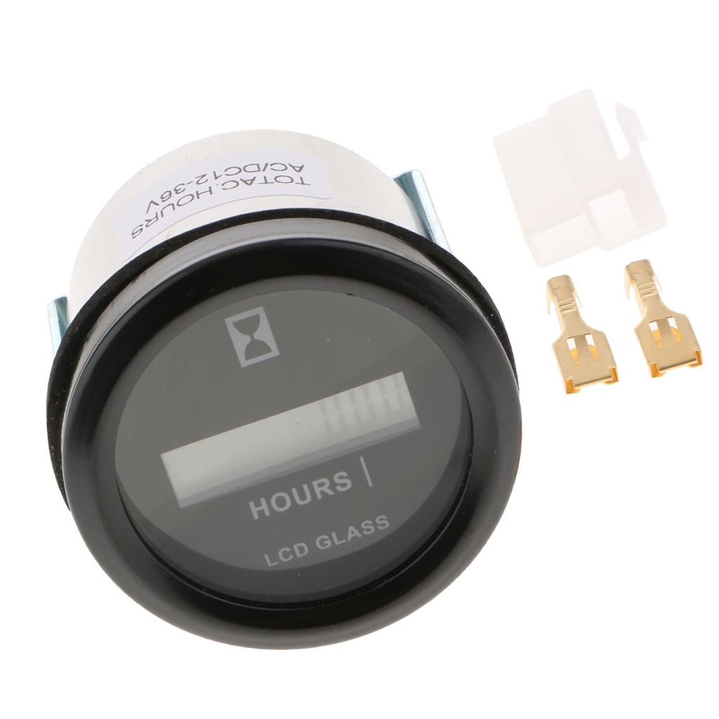 LY-748A Digital LED Battery Indicator and Hour Meter DC12-36V Meter Gauge