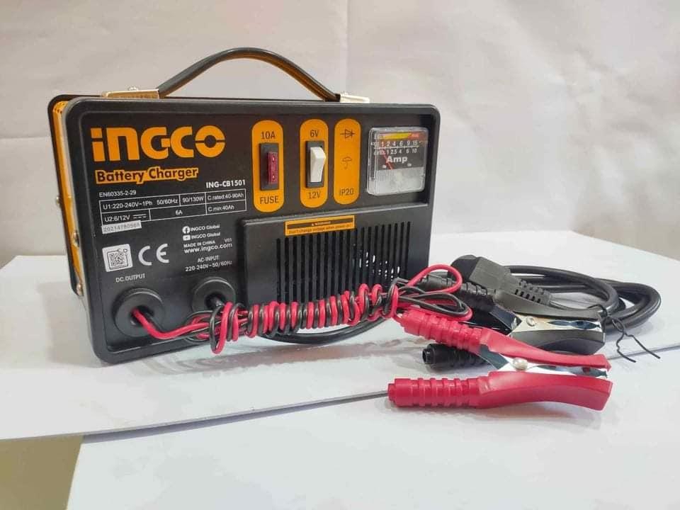 MÁY SẠC BÌNH ĐIỆN ẮC QUI INGCO ING-CB1501 - HÀNG CHÍNH HÃNG