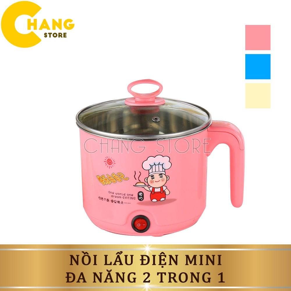 Nồi Lẩu Điện Mini Đa Năng 2 In 1  - không kèm giá hấp