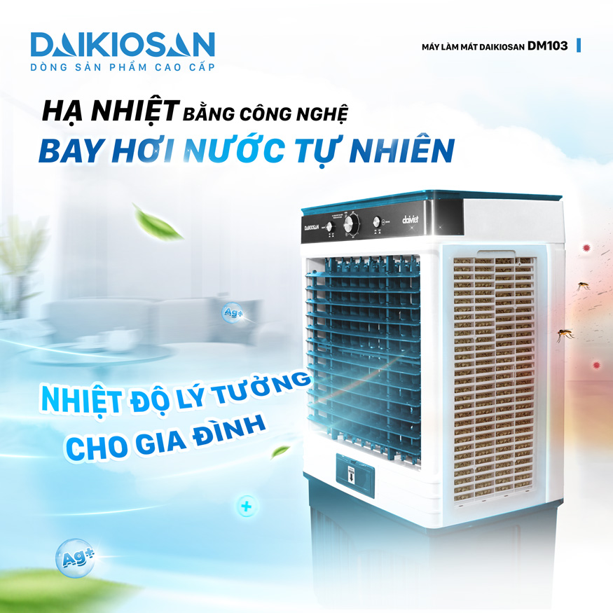 Quạt điều hòa dân dụng Daikiosan DM103 - Hàng chính hãng