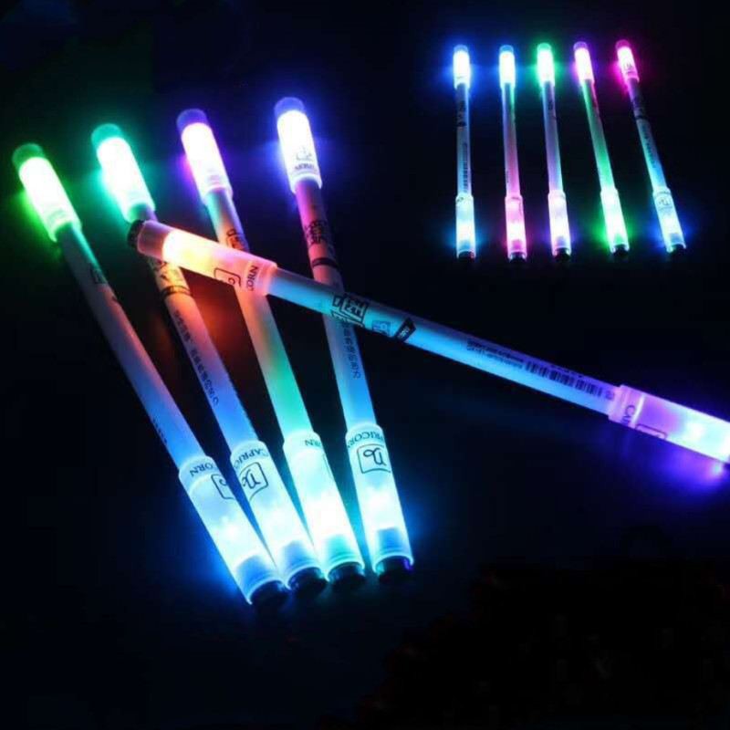 BÚT LED QUAY NGHỆ THUẬT CÓ ĐÈN - HT
