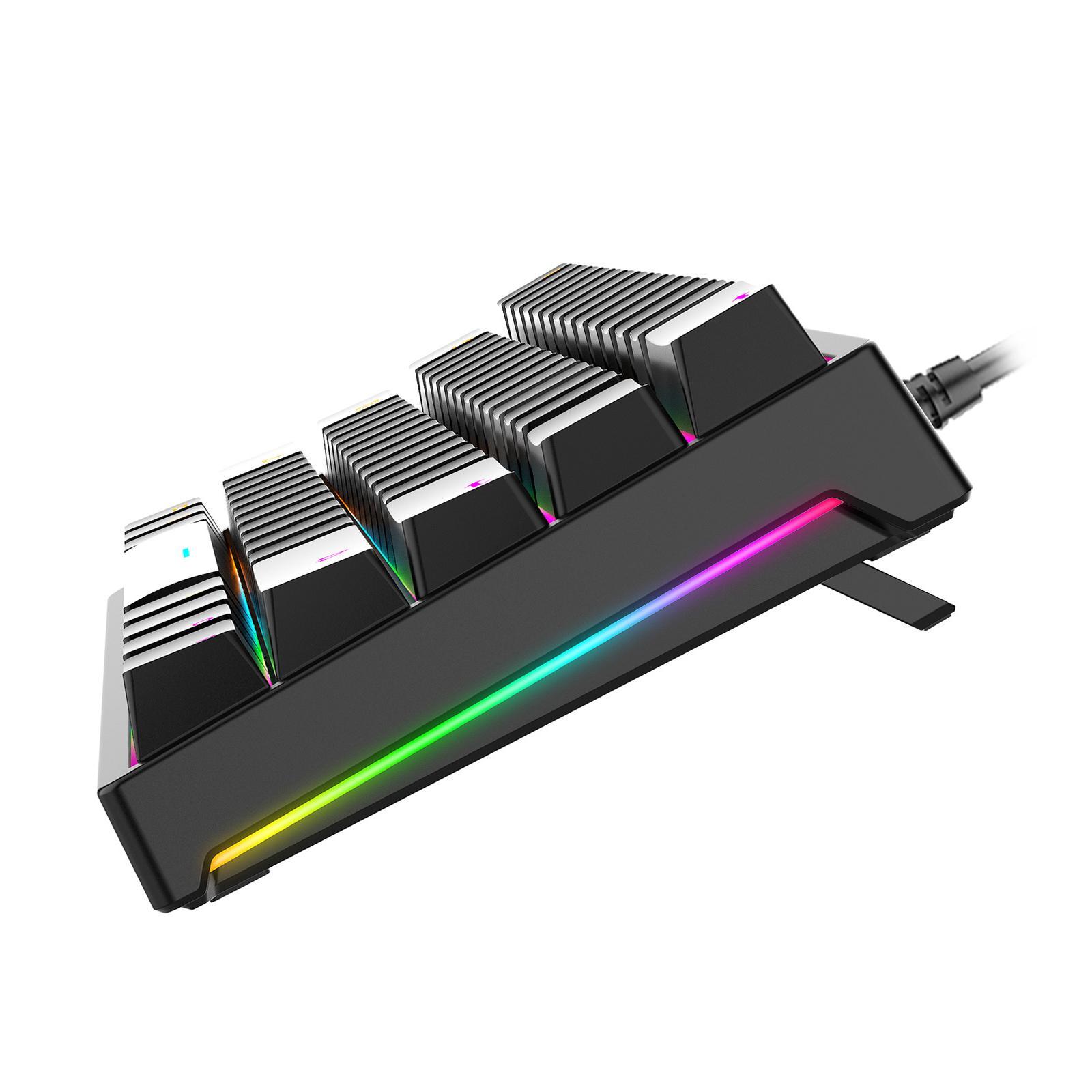 61 Keys Mechanical Keyboards RGB Illuminated Multi Color LED Backlit Wired